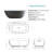 57″Solid Surface Matte Tub, Solid Surface Soaking Tub, Stone Resin Freestanding Bathtub, Thick Edge Stand Alone Tubs With Overflow, Pop-Up Drain, Matte White (Oval)-123339677