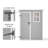 5 ft. W × 3 ft. D Durable Resin Outdoor Storage Shed With Floor