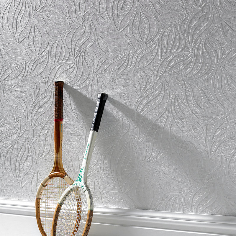 Superfresco Paintable Eden White Durable Heavy Duty Textured Wallpaper