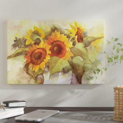 « fleur composition iv », impression sur toile