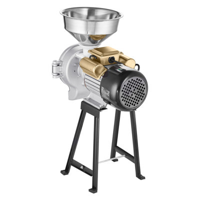 Broyeur à grain électrique 3000W robuste et moulin à farine de maïs - Broyeur à céréales humide et sec avec disques en fonte réglables