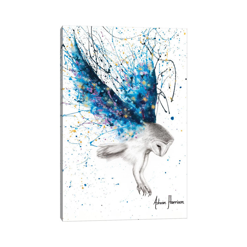 The Spirit Owl by Ashvin Harrison - Wrapped Canvas Gallery-Wrapped Canvas Giclée, 66.04 cm H x 45.72 cm W x 1.91 cm D