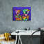 «Two Pitties» par Dean Russo, art mural sur toile-1163831786
