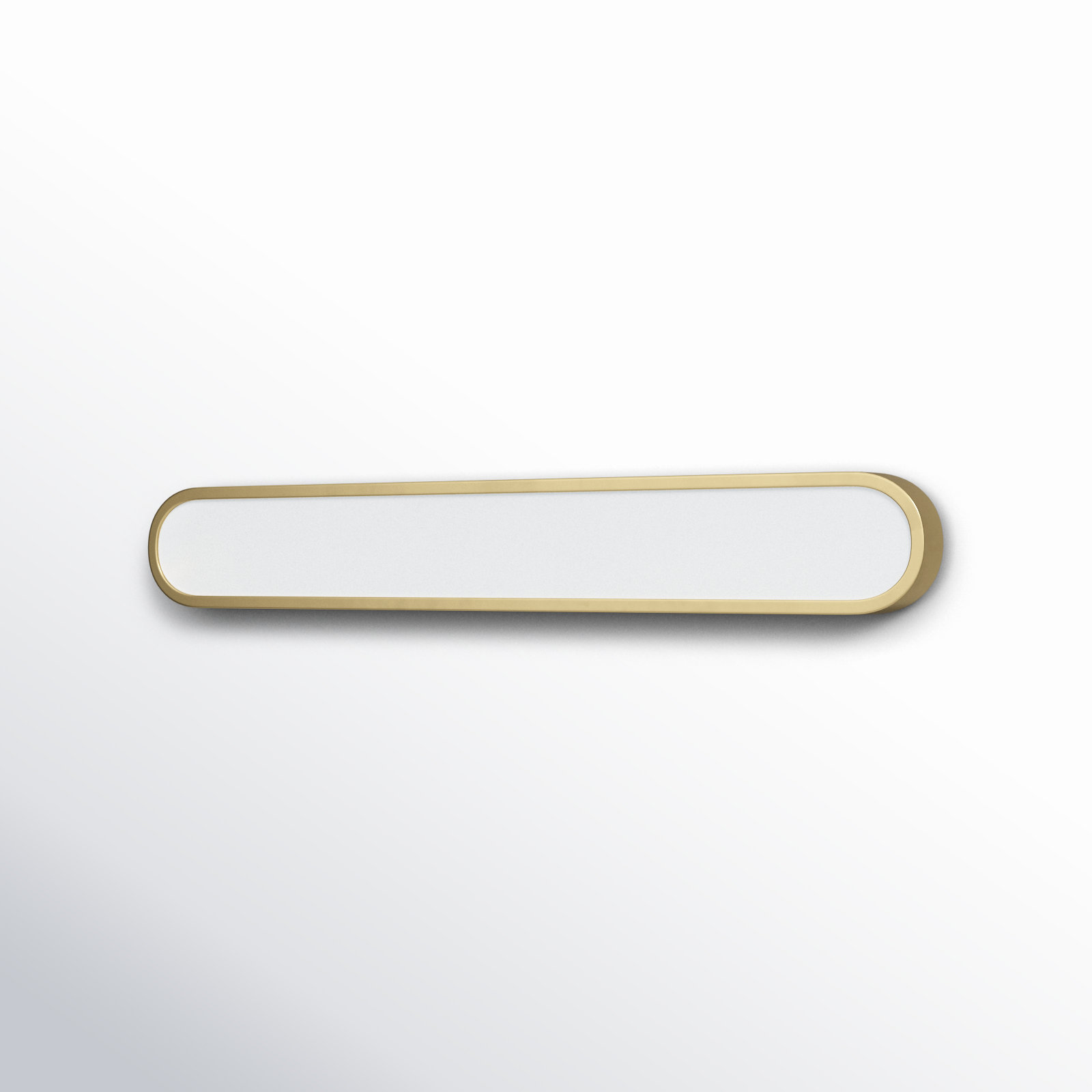 Single Dimmable LED Bath Bar, Gold/White