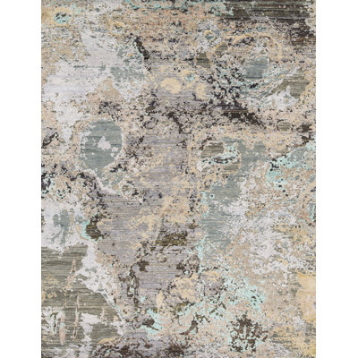 Canterbury Hand Knotted Area Rug in Brown