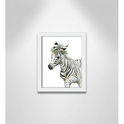 Savannah Zebra Framed Art