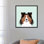 Shetland berger, impression sur toile tendue