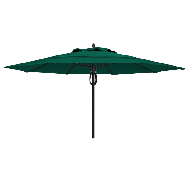 Parasol de marché 13 'Prestige, Cacao, Blanc