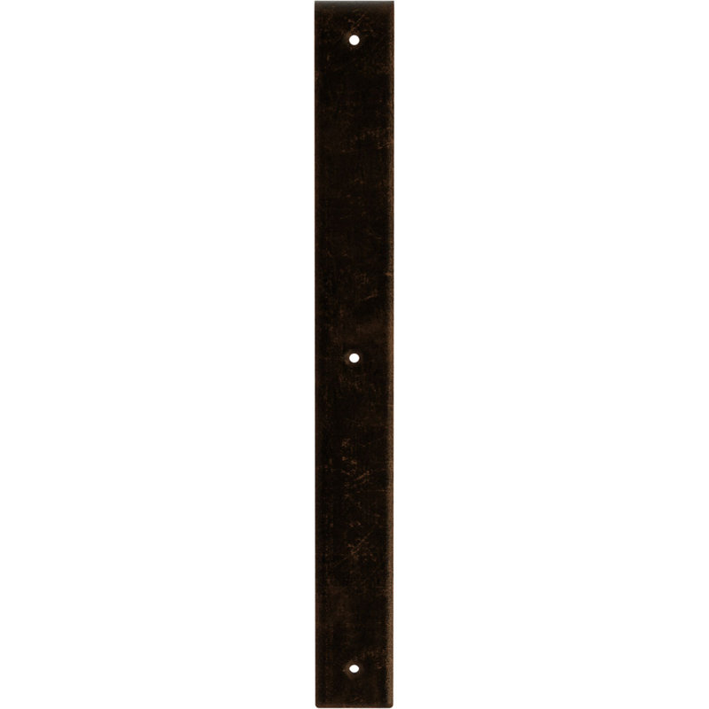 2"W x 18"D x 18"H Hamilton Steel Bracket, Antiqued Bronze, Antiqued Bronze, 18" H x 2" W x 18" D