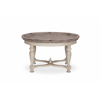 Isah Round Coffee Table Stonewash/ Mist Grey