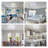 Flush Mount Dimmable Ceiling Fan with LED Lights-93776337