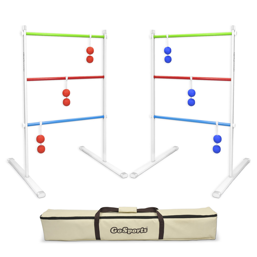 GoSports 9 Piece Premium Metal Ladder Toss Game Set - Outdoor Backyard Game Set  GoSports