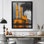 «Yellow Power Electric Eclipse Power Plant II - Power Plants», art mural