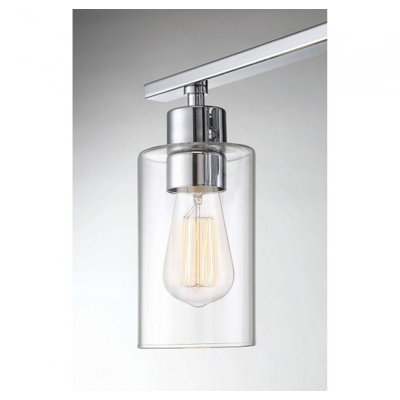 Baylor Dimmable Polished Chrome Vanity Light