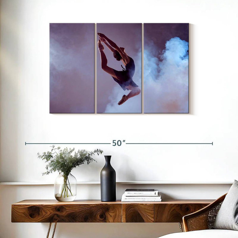Ballerine Enn Leaping, H 24 po x l 38 po