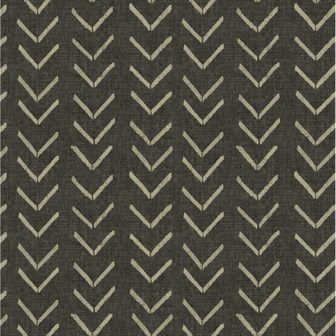 Surface Style Bogolan Sky Chervon 18' L x 20.5" W Peel and Stick Walllpaper Roll Union Rustic 