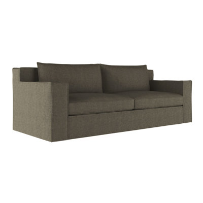 Mulberry Square Track-Arm Sofa with Flange Seam