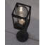Dark Grey Metal Bollard Light