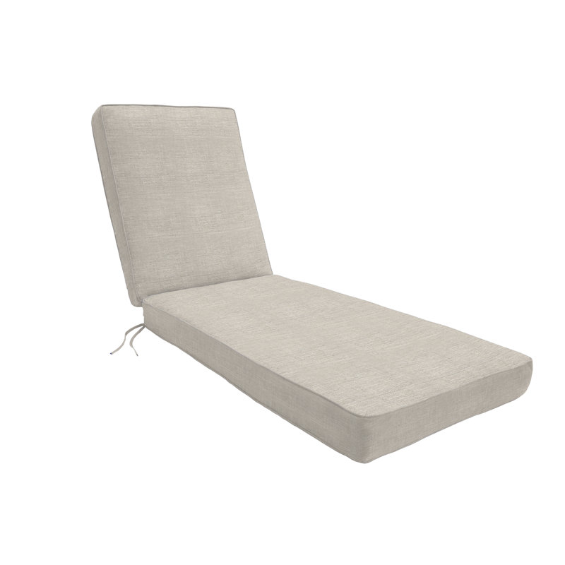 Coussin de siège / dossier d'extérieur Sunbrella, H 2,5 po x l 26 po x P 82 po, Argent coulé Sunbrella®