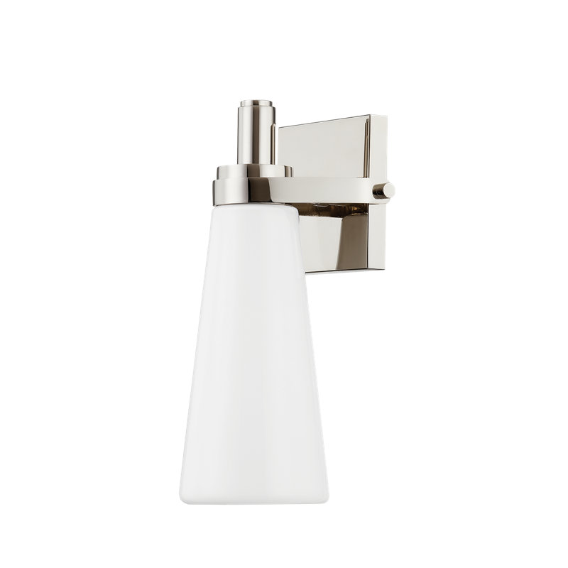 TRUDE Wall Sconce, Polished Nickel