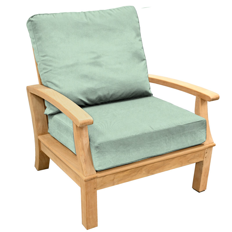 Monterey Teak Outdoor Deep Seating Lounge Chair, Spa
