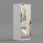 Armoire à miroir moderne Shadrick avec rangement spacieux et design élégant