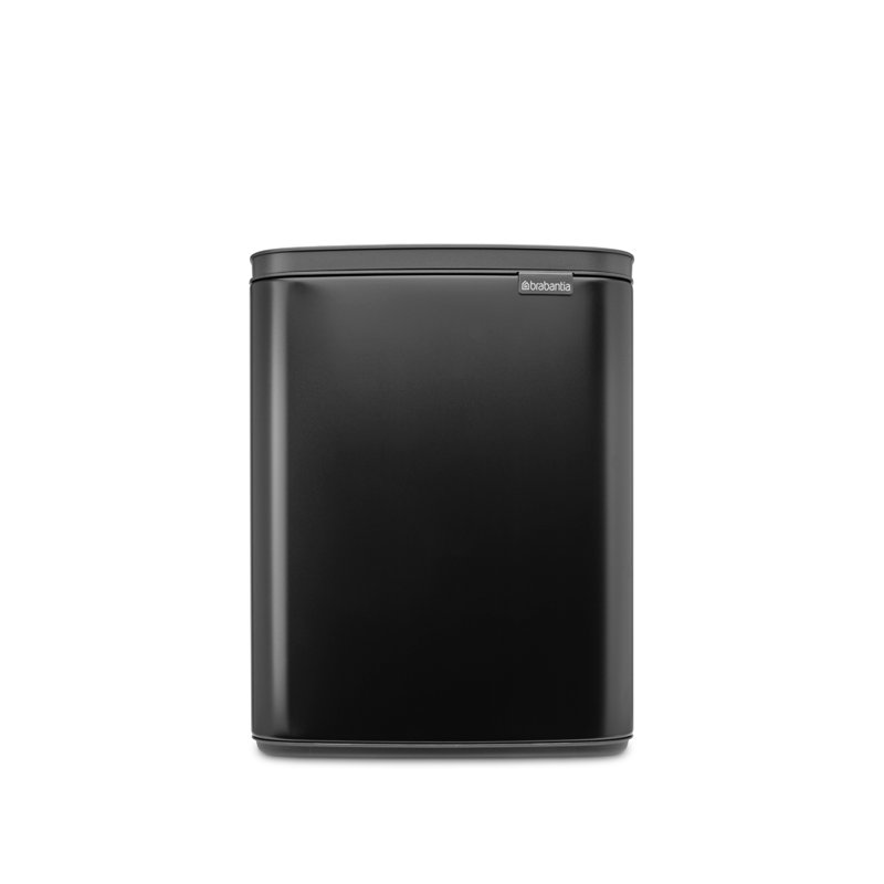 Brabantia 12 Litre Bo Waste Bin, Matt Black