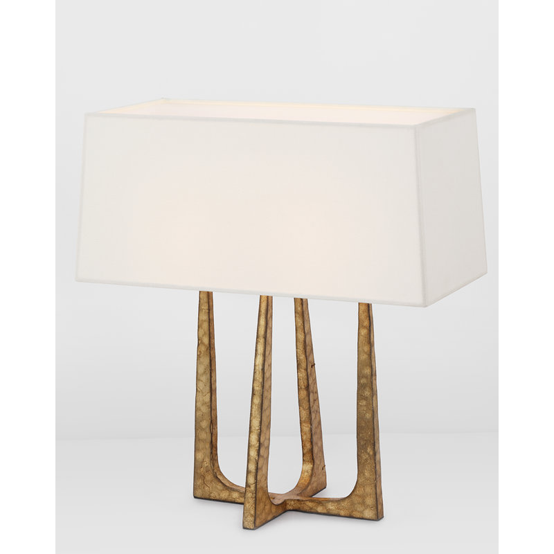 Scala Table Lamp, Gilded Iron
