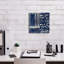 «Epigo Graffiti» Indigo Batik 3 »par Wild Apple Portfolio, art mural sur toile, 12 po x 12 po-116329829