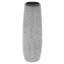 Vase gris décoratif en céramique à motif gravé-986936594