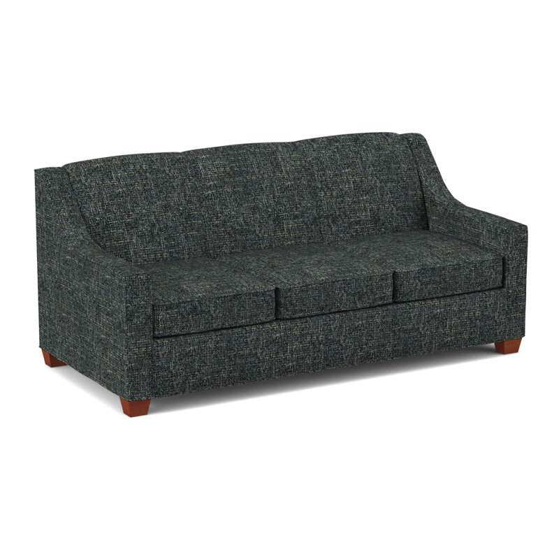 Phillips Square Arm Sofa with Reversible Cushions, BM Cherry, Connelly Crow, 34.5" H x 76" W x 36" D