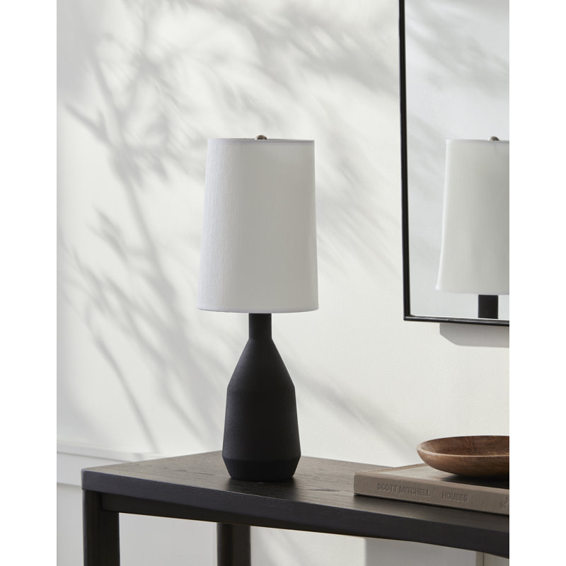 Gracie Accent Table Lamp, Black, White