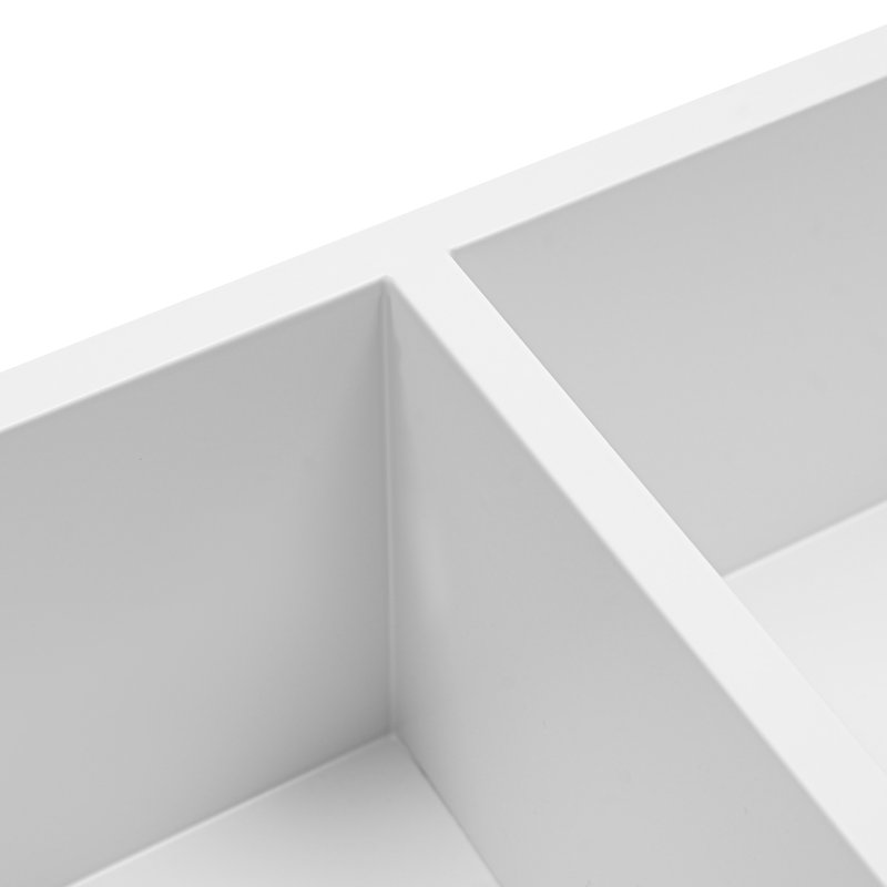Niket Stainless Steel Bathroom Shelves, White