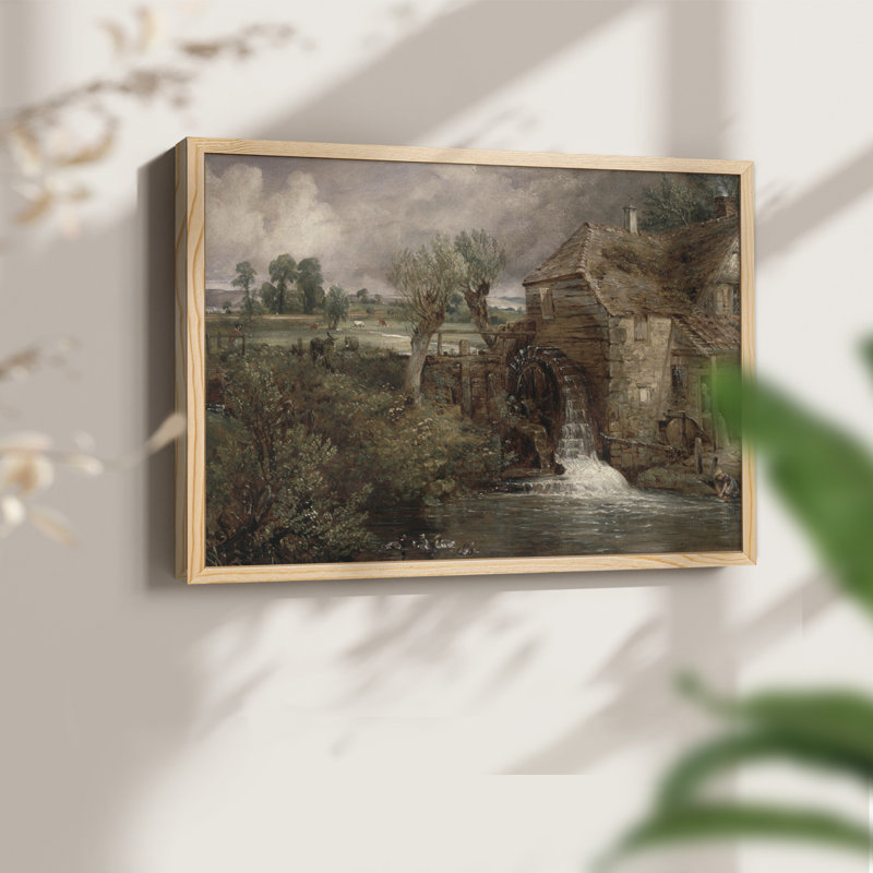 Paysages rétro-DLXV-reproduction encadrée, H 8 po x l 10 po, Naturel