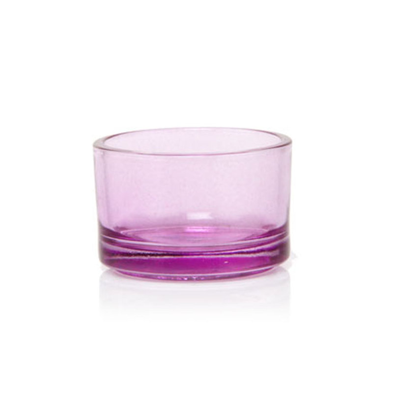1.25cm Glass Tabletop Votive Holder, Lilac