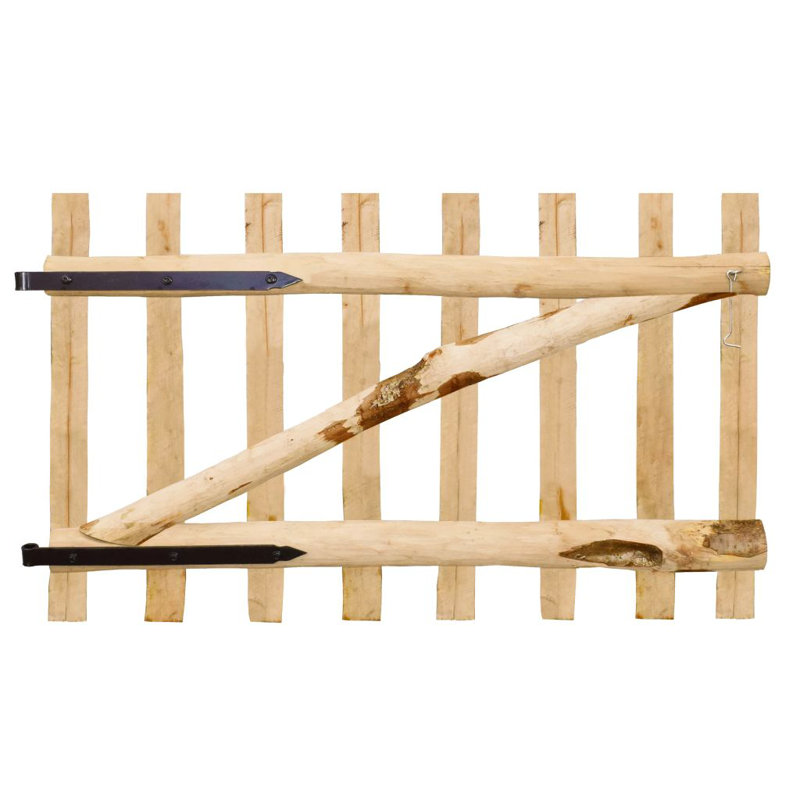 Fason 60cm H x 99.10cm W Beige Wood Gate