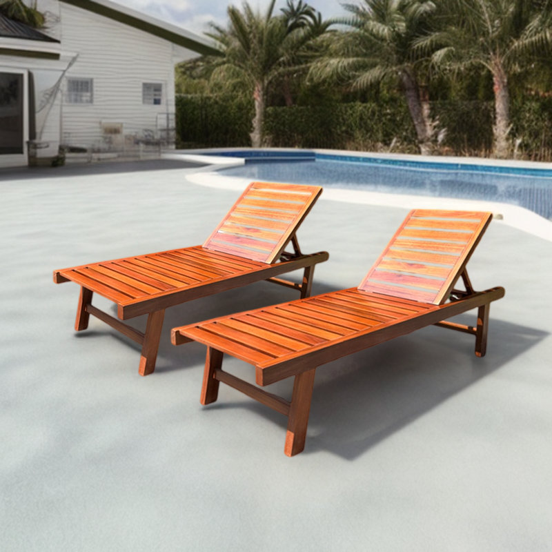 Chaise longue d'extérieur pour l'extérieur