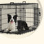 Caisse pour chien robuste avec plateau amovible-102187046
