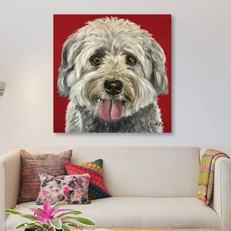 «Bentley the Havese», impression sur toile, H 12 po x l 12 po x P 0,75 po, Toile tendue
