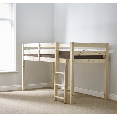 Ivy Mid Sleeper Solid Pine Cabin Bed