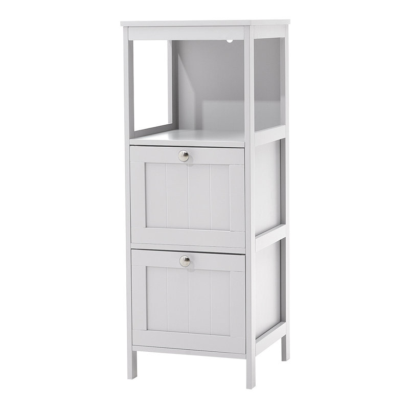 Huber Bathroom Cabinet, White
