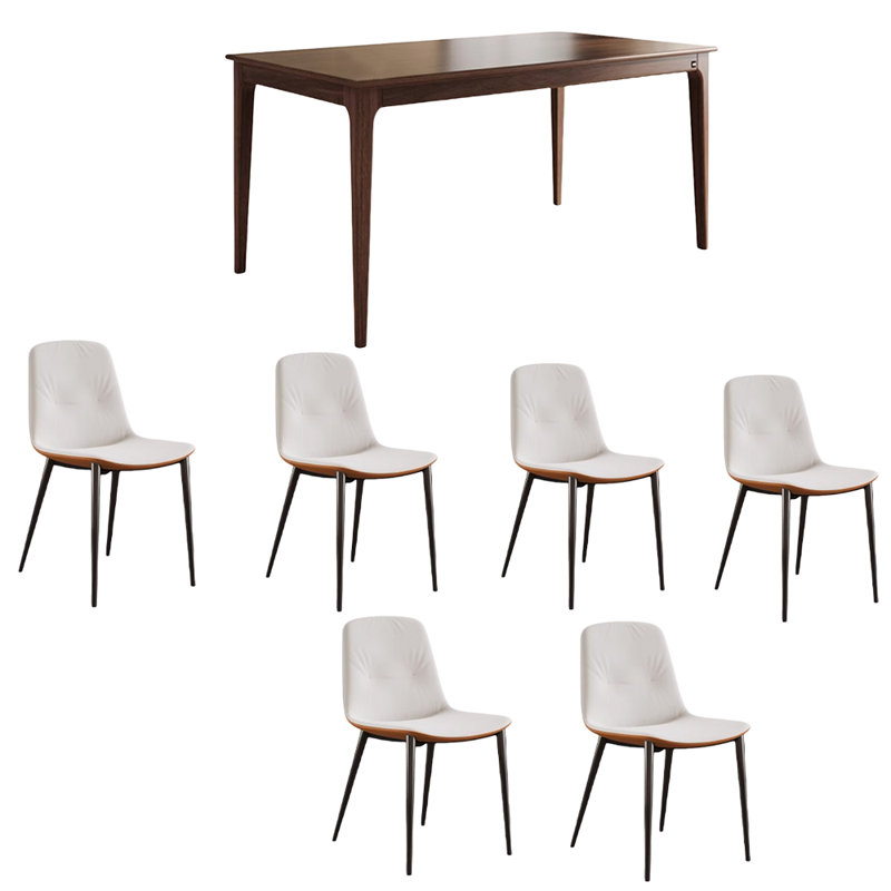 Ensemble de chaises de salle à manger Najmah Vintage, H 29,92 po x L 62,99 po x l 33,46 po