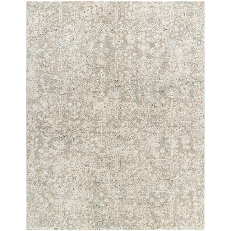 Arghira Traditional Machine Woven Area Rug, Rectangle 7'10" x 10'2"