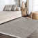 Felicdad Shag Plush Tassel Gray Rug