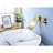 Wall Mount Widespread Bathroom Faucet In Golden Glow - Wide Waterfall Spout For A Radiant And Precise Control Glamorous Interior With-121628495