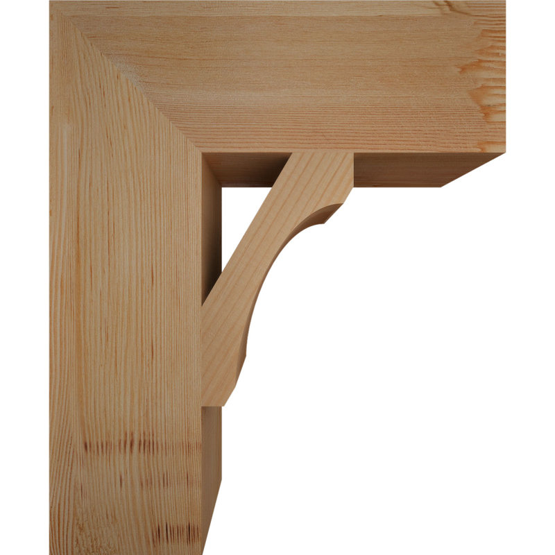 Support en bois rustique Legacy Block, Sapin de Douglas, Lisse, H 22 po x l 5,5 po x P 18 po