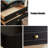 Black Solid Wood Console Table