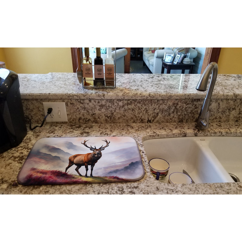 Highland Red Deer Dish Drying Mat