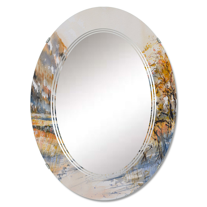 Miroir de salle de bain sans cadre, 30 po x 20 po
