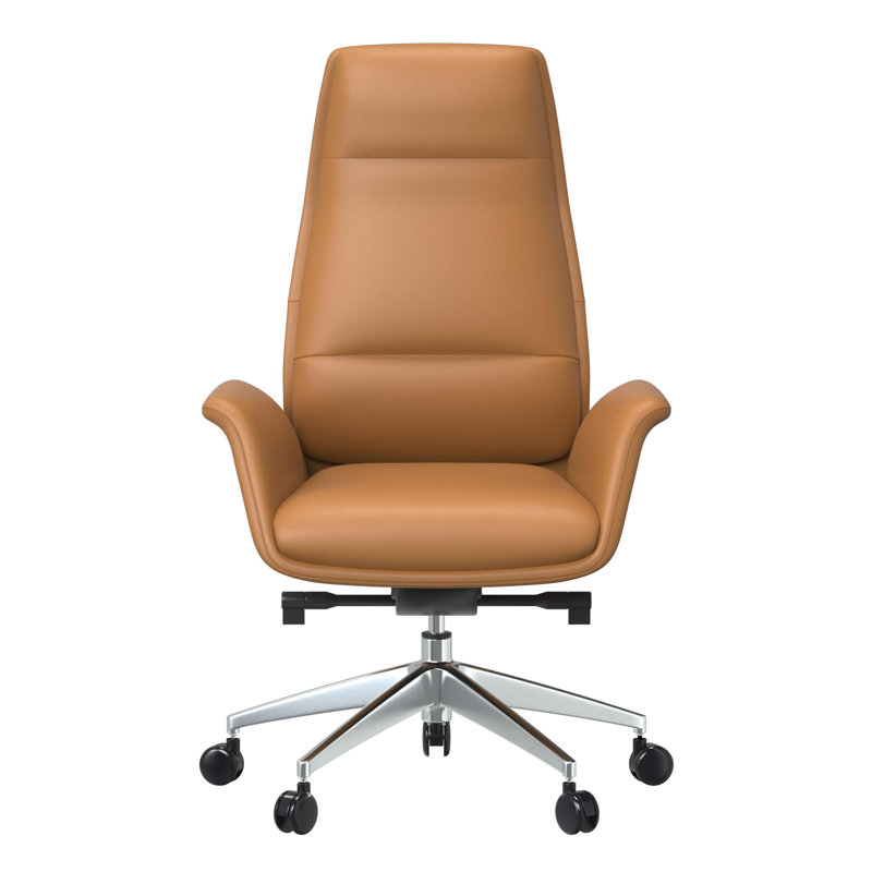 Fauteuil de bureau Adelmar, Brun gland de chêne